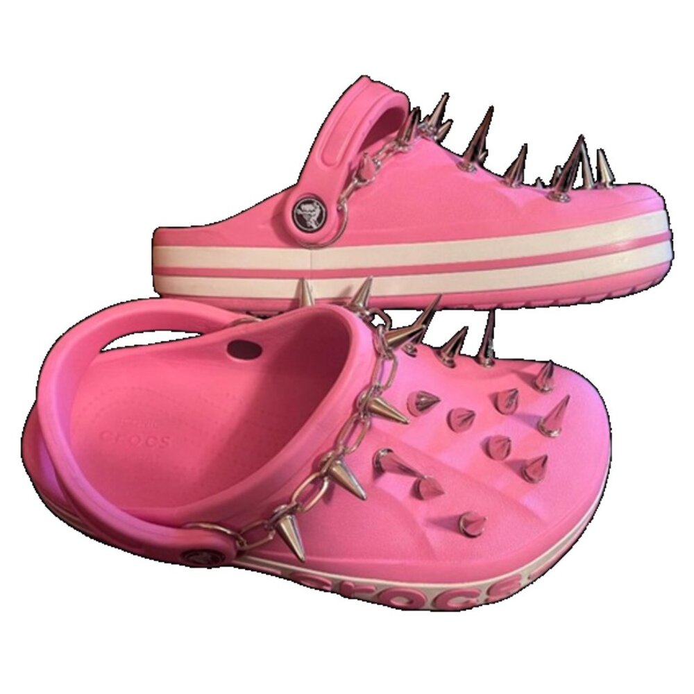 SPIKED BAYABAND CLOG CROCS